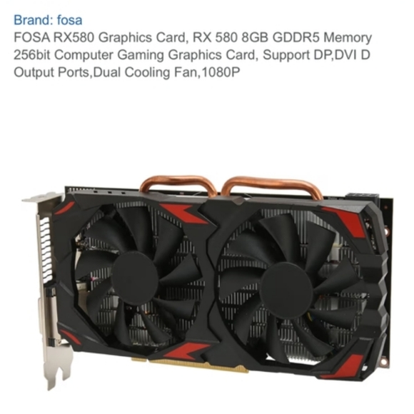 RX580 Graphics Card - Picture 3 of 5